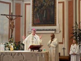 Visita Monsignor Alain De Raemy 2023
